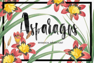 Asparagus Font: A Playful Script for Business Branding