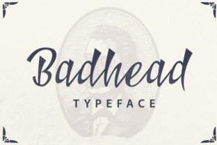 Badhead Font: A Display Typeface for Brand Identity