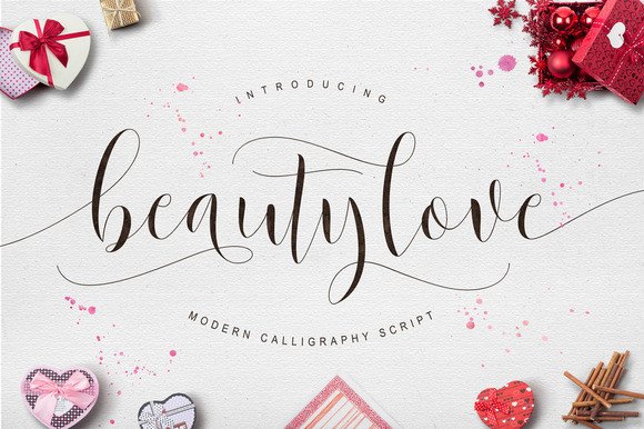 Beautylove Font: Elevating Brand Identity with Modern Calligraphy