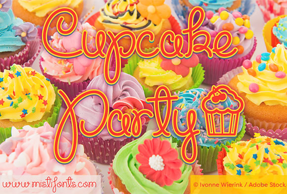 Cupcake Party Font: Playful Typography for Web Design