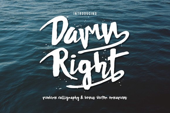 Damn Right Font: Adding Sass to Handmade Labels