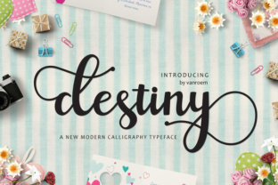 Destiny Font Review: A Modern Script for Brand Identity