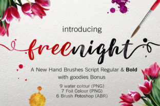 Freenight Font: Testing a Hand-Brushed Script for Web Design