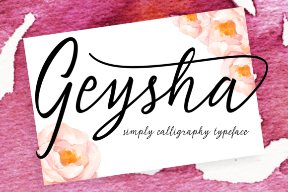 Geysha Font: A Readable Script for Editorial Design