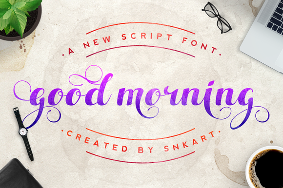 Good Morning Font: A Web Designer’s Layout Test