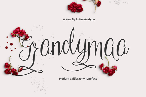 Grandymaa Font: Sweet Script for Handmade Labels