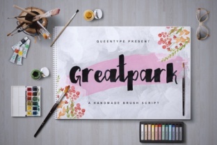 Greatpark Typeface: Editorial Script for Modern Layouts