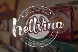 Hellvina Font: A Modern Script for Handmade Labels