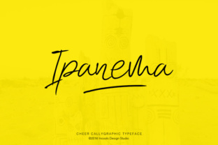 Ipanema Font: Summer Script for Handmade Labels