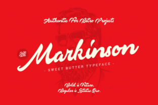 Markinson Font: A Retro Script for Editorial Design