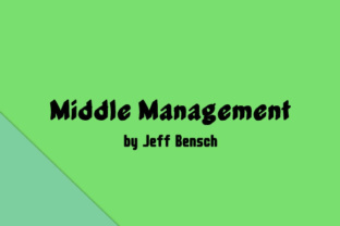 Middle Management Font for Editorial Design