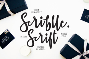 Scriblle Font: Playful Handlettering for Craft Projects