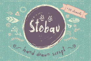 Stobau Font: Rustic Charm for Editorial Layouts