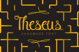Theseus Font: A Handmade Typeface for Editorial Design